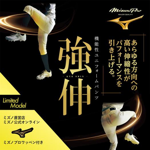 【ミズノプロ】強伸 ストレッチパンツ／ストレートフィットタイプ　L Lサイズ MIZUNO（ミズノ） ミズノ公式 ミズノ直営店限定/ミズノプロ 強伸