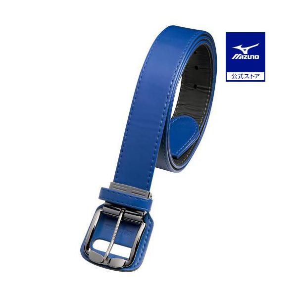 MIZUNO（ミズノ） 野球 ベルト 公式 ストレートベルト 長尺 ブルー