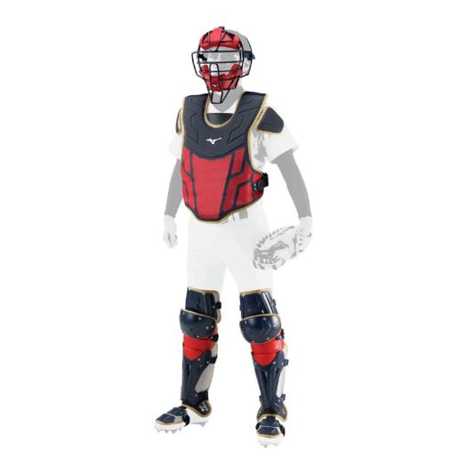 MIZUNO 野球 ミズノプロ 軟式用 キャッチャー防具 3点セット 號