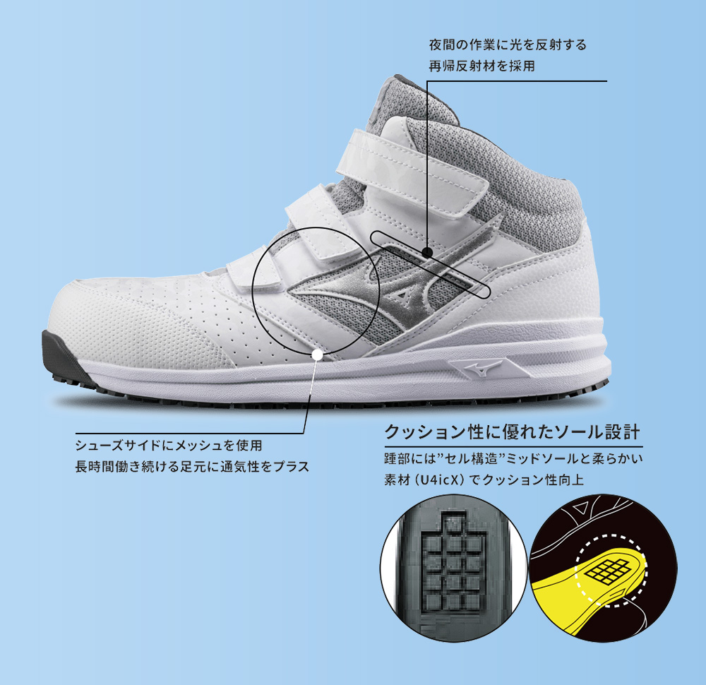 MIZUNO（ミズノ） ミズノ公式 オールマイティLS II 21M ワーキング