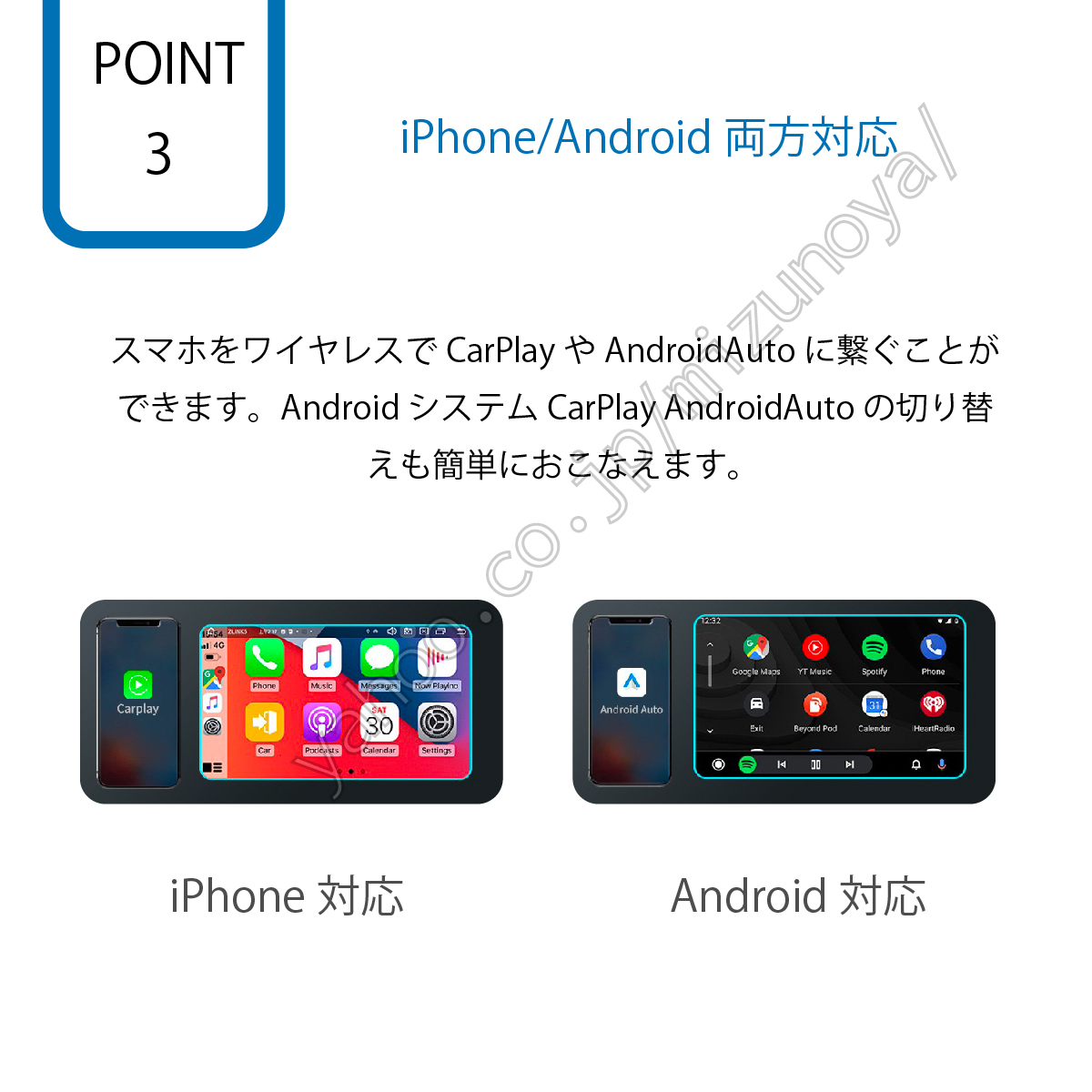 AI box ワイヤレス CarPlay アダプター カープレイ ナビ YouTube Netflix 純正 有線CarPlay搭載車用  AndroidAuto iphone ios : 269-aibox : 水のや - 通販 - Yahoo!ショッピング