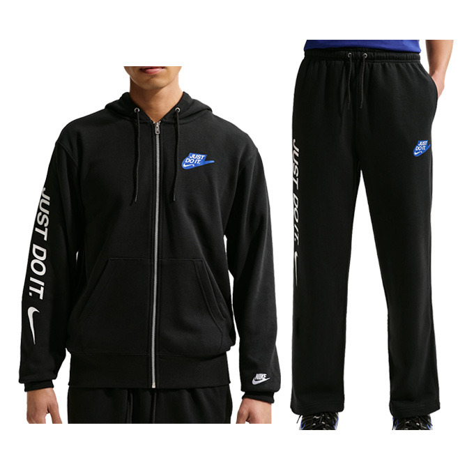 NIKE（ナイキ） フレンチ テリー フルジップ パーカー オープンヘム