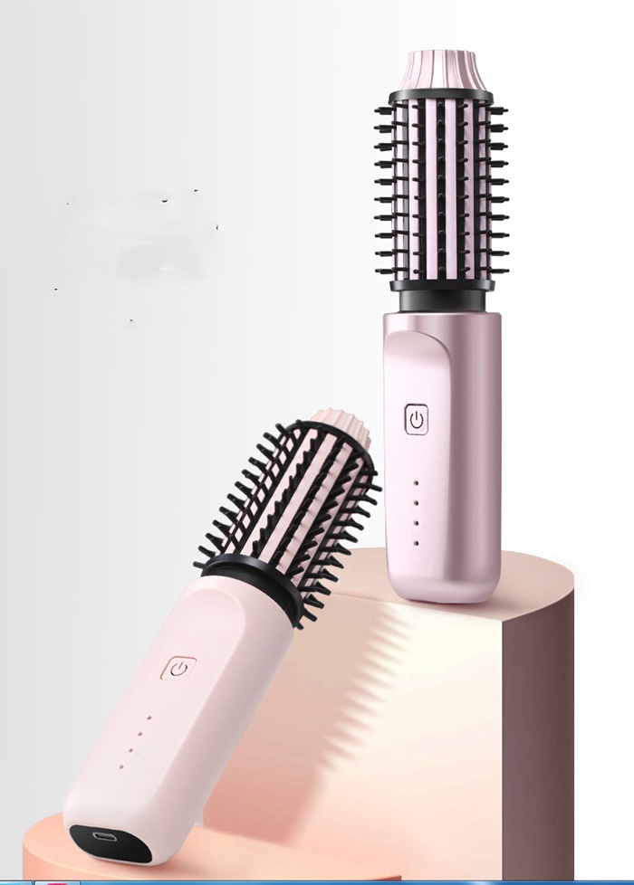 ヘアアイロン ヒートブラシ カールアイロン ストレートブラシ
