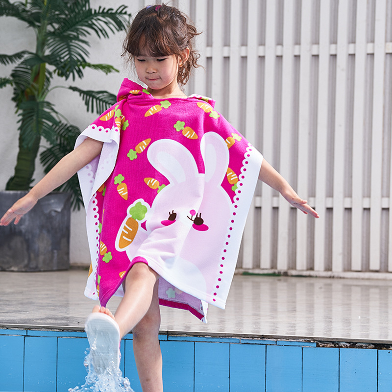 マントタオル バスタオル フード付き 着る毛布 子供服 キッズ 男の子