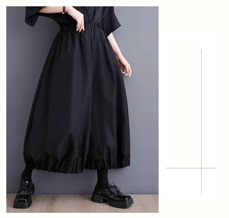 【美品】エターナリーブレイズ 変形バルーンパンツ リボン ギャザー Fサイズ バルーンパンツ レディース 夏 変形 ギャザー コクーンパンツ アラジン
