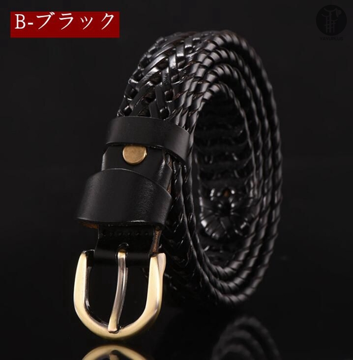 ベルト メンズ 短納期 本革 牛革 メッシュベルト 編みベルト メッシュ