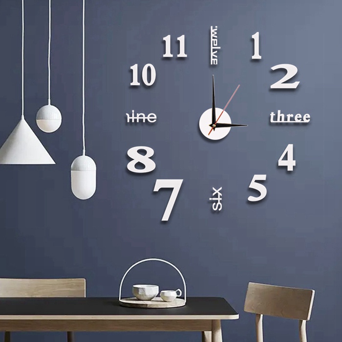 DIY ウォールクロック 壁時計 ウォールアート 子供部屋 文字