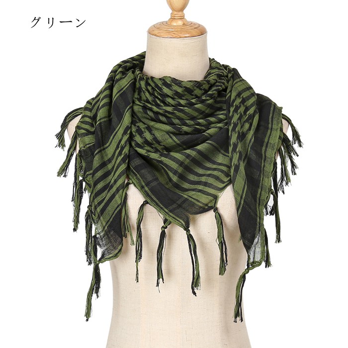 アフガンストール メンズ レディース マフラー ストール チェック柄