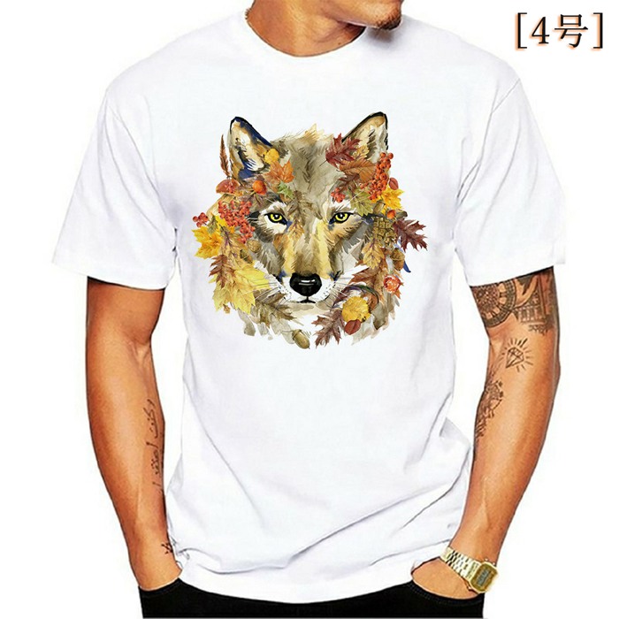 Tシャツ 半袖 動物 プリント おもしろ 男女兼用 メンズ 薄手 タイガー ライオン 虎 豹 白 レディース : jiduo10 : ミズショウ -  通販 - Yahoo!ショッピング