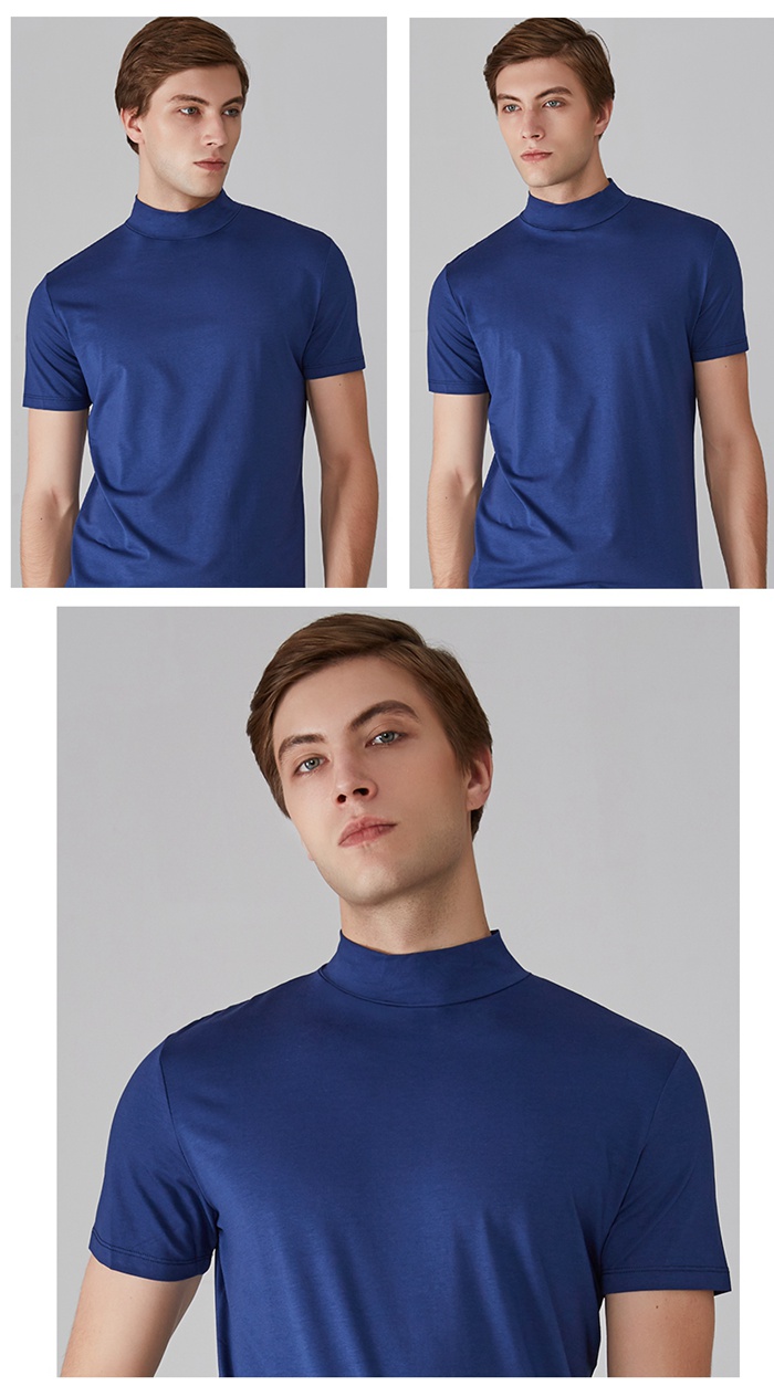 【美品】rough＆swell ゴルフウェア　モックネック　半袖　Tシャツ　M rough&swell［ラフアンドスウェル］BICOLOR MOCK/半袖モック