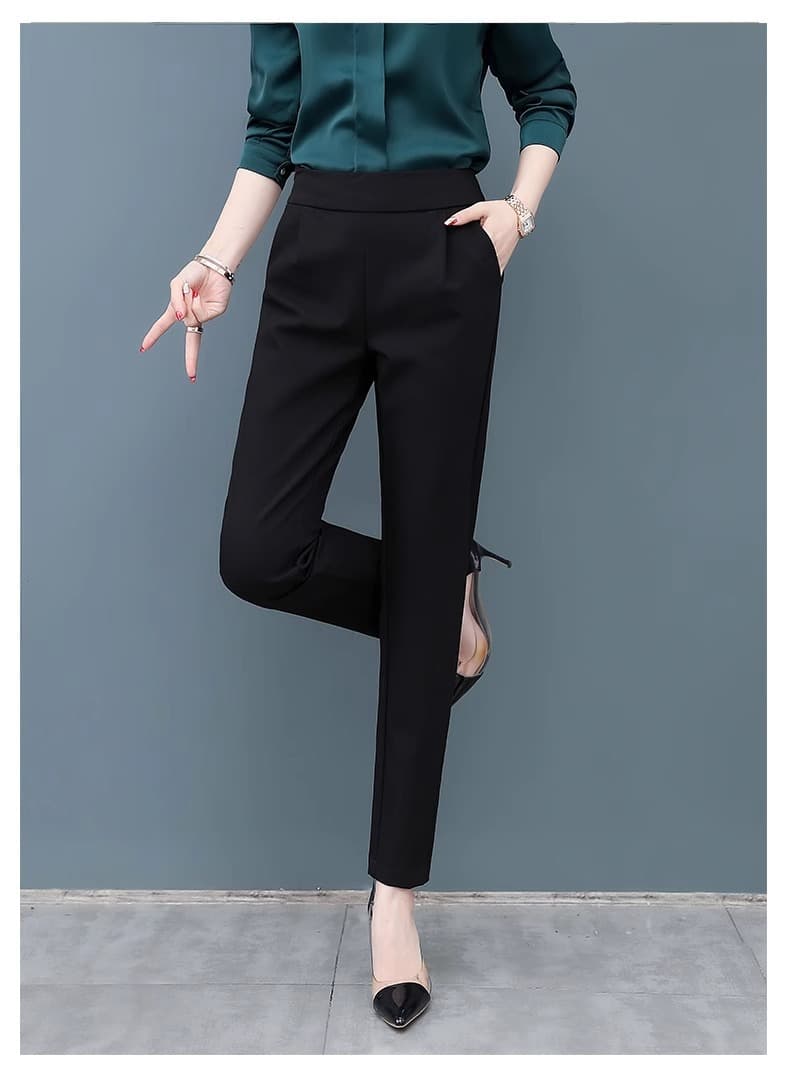 テーパードパンツ 裏起毛 サルエルパンツ レディース スラックス 秋冬