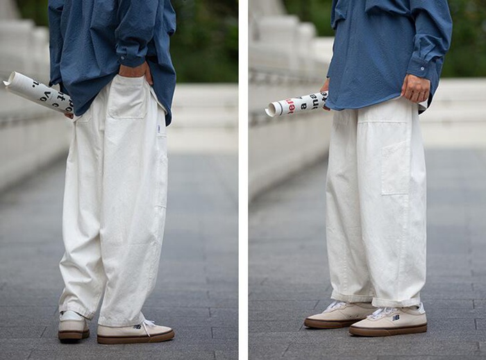 ヨンファ　チノパン THE SHINZONE [ザ シンゾーン] ウォッシュド ハイウエストチノパン