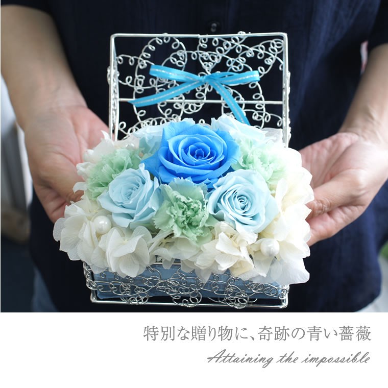 クールプリティー プリザーブドフラワー 花 ギフト アレンジメント