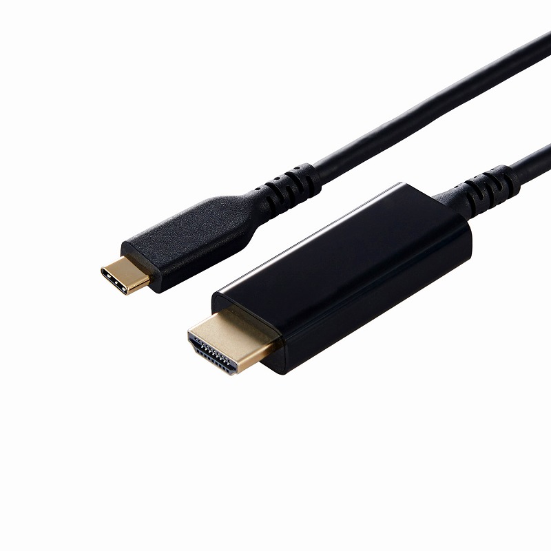 Yahoo! Yahoo!ショッピング(ヤフー ショッピング)エレコム elecom 映像変換ケーブル/USB Type-C-HDMI/ミラーリング対応/60Hz/高耐久/1.0m/ブラック