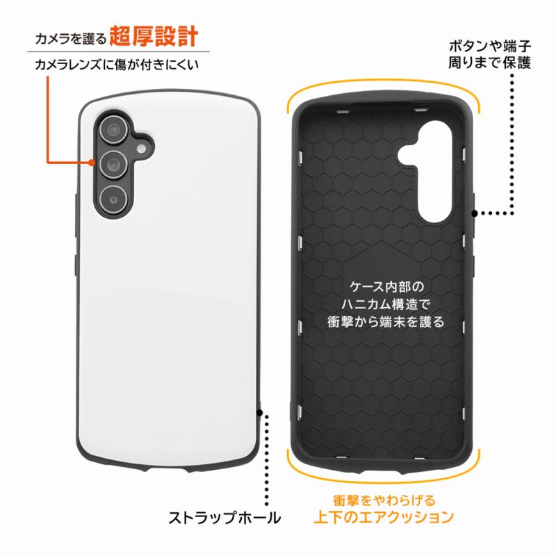 Galaxy A54 5G 耐衝撃ケース ProCa + TailRing/ホワイト｜mj-v｜04