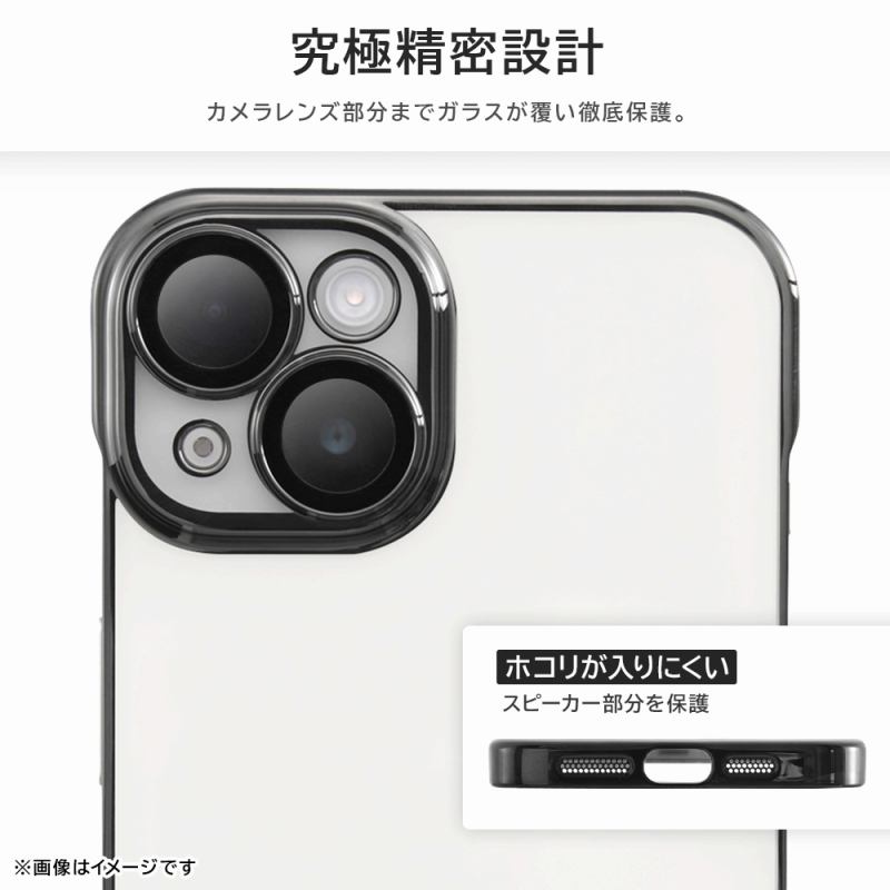 iPhone 15 Plus 超軽量 ハードケース ウルトラライト リングストラップ付/クリア｜mj-v｜04