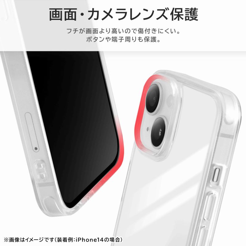 iPhone 15 Plus ディズニー / ハイブリッドケース Charaful Multi/ミッキーマウスカラー_2｜mj-v｜06