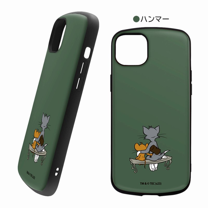 iPhone 15 Plus トムとジェリー / 耐衝撃ケース MiA/ハンマー