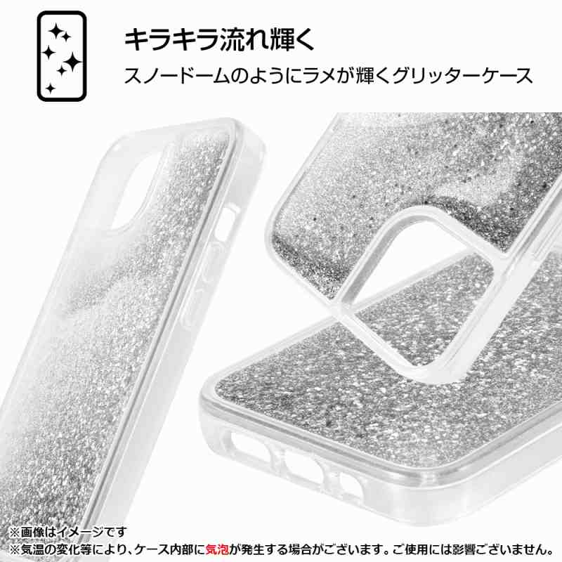 iPhone 14 / 13 / ディズニー 100周年限定デザイン / ラメ グリッターケース / 100周年_ステッカー風｜mj-v｜03