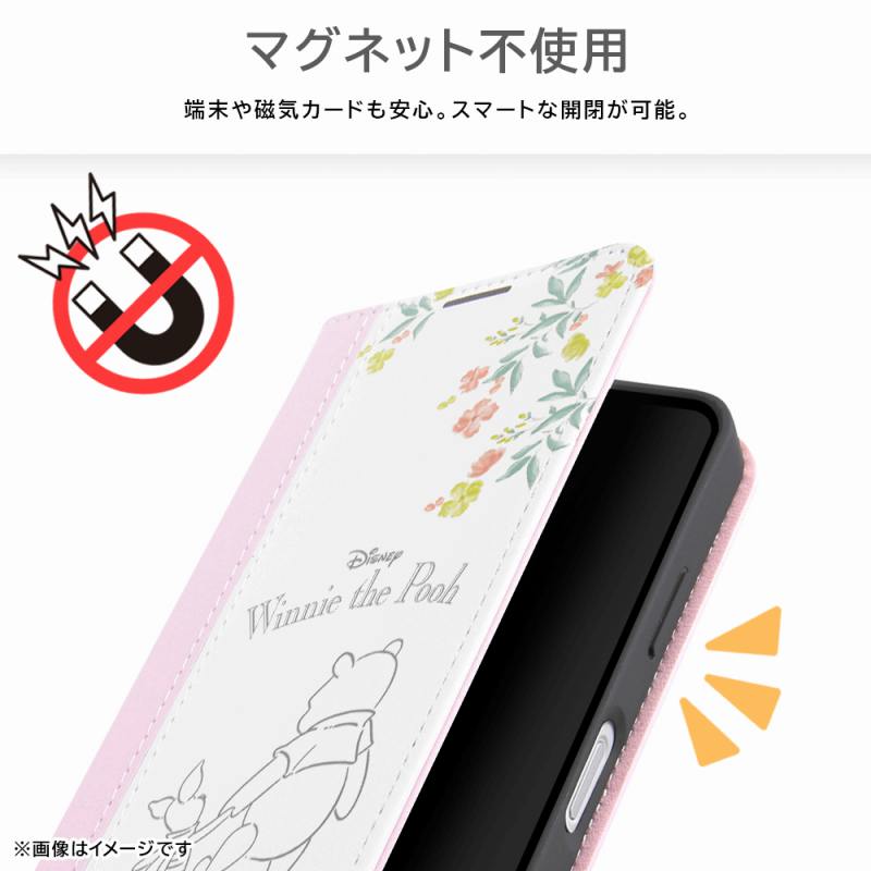 iPhone 15 / ディズニー / 手帳型レザーケース Noble / プーとティガー_ノート風｜mj-v｜05