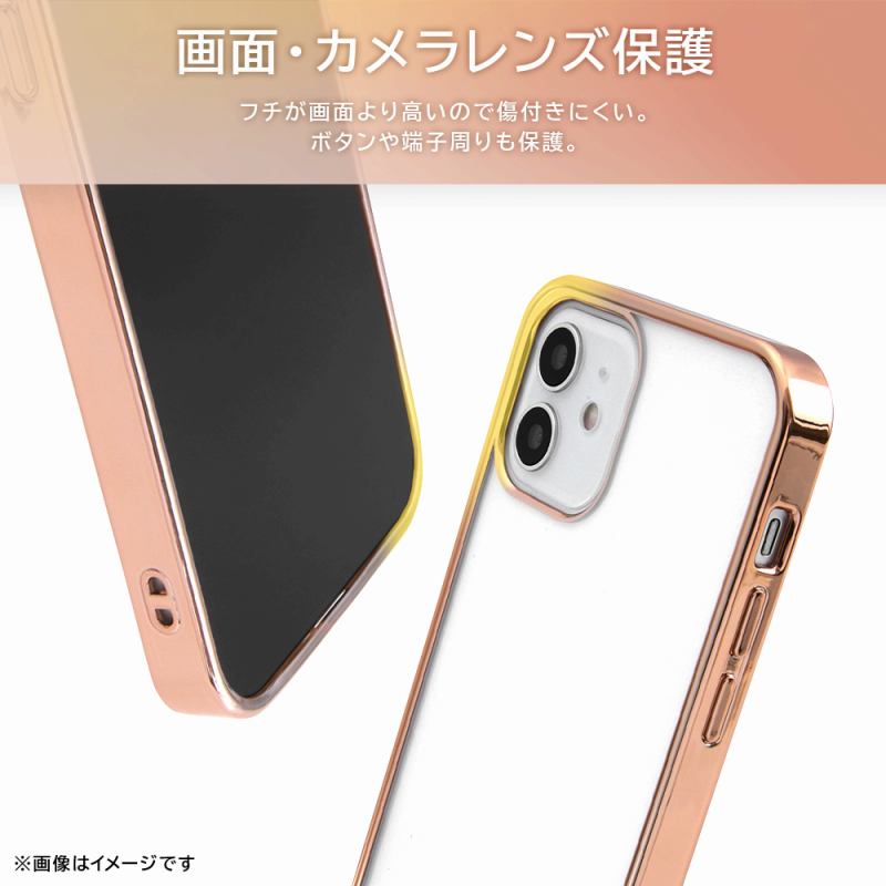 iPhone 12 / 12 Pro ハイブリッドケース META Cover/ピンクゴールド｜mj-v｜05