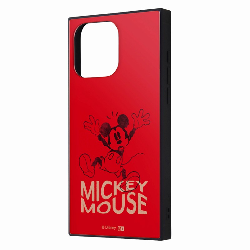 iPhone15ProMax/ディズニー/ハイブリッドケースKAKU/ミッキーマウス_ドロップ｜mj-v