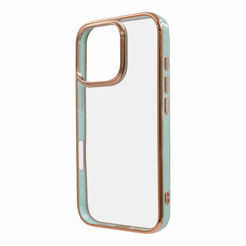 iPhone 16 Pro LUSTANT 衝撃吸収 バンパー キラキラ メタリック