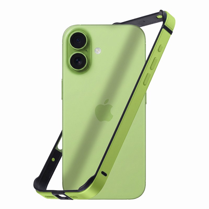 iPhone 17 / アルミバンパー 一体美 セージ : バリアスレーベル - 通販