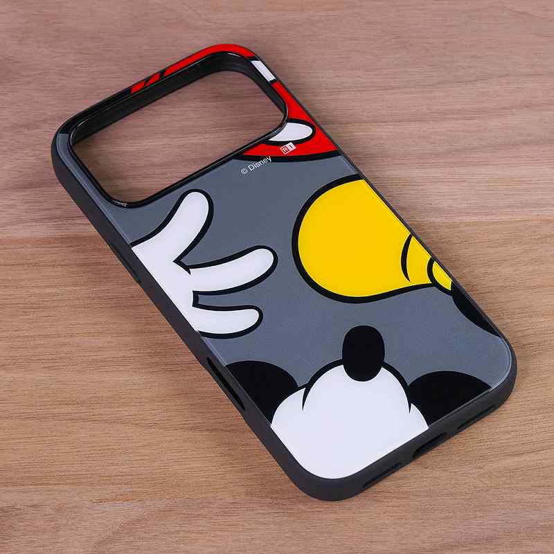 iPhone 17 Pro Max / ディズニー maru 衝撃吸収 バンパー ハイブリッド