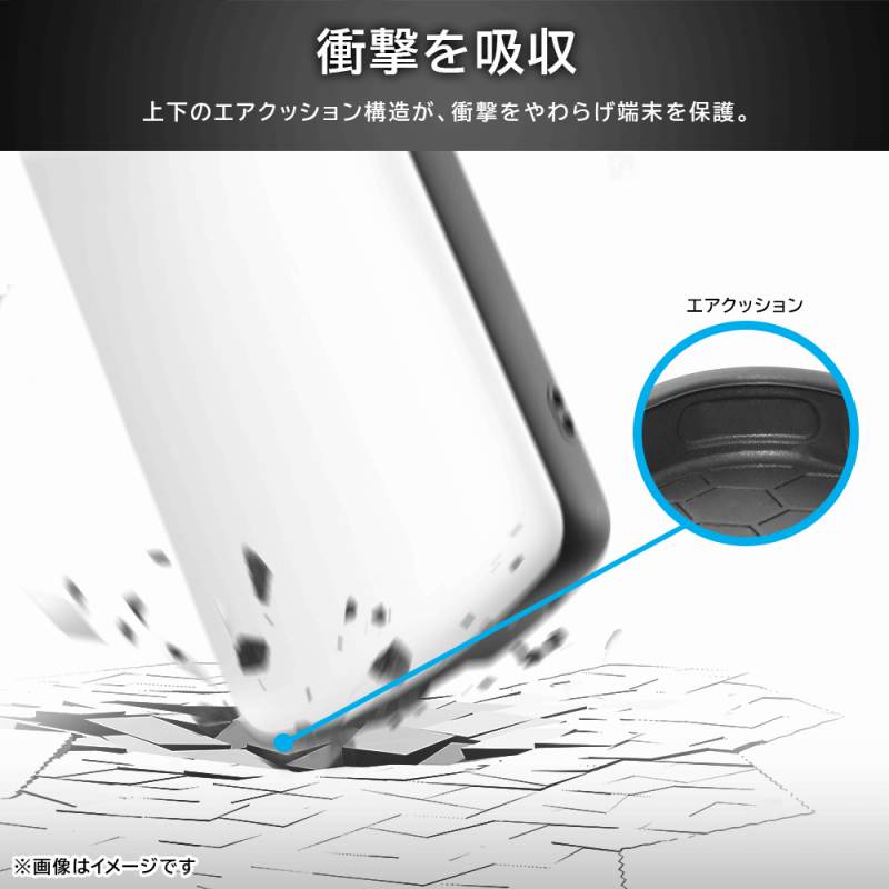Xperia 5 V Like standard 耐衝撃ケース ProCa/ブラック｜mj-v｜03
