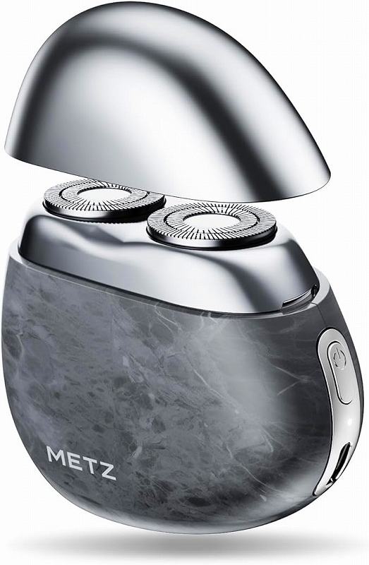 送料無料】小型メンズシェーバー METZ（メッツ）ストングレー [PS52