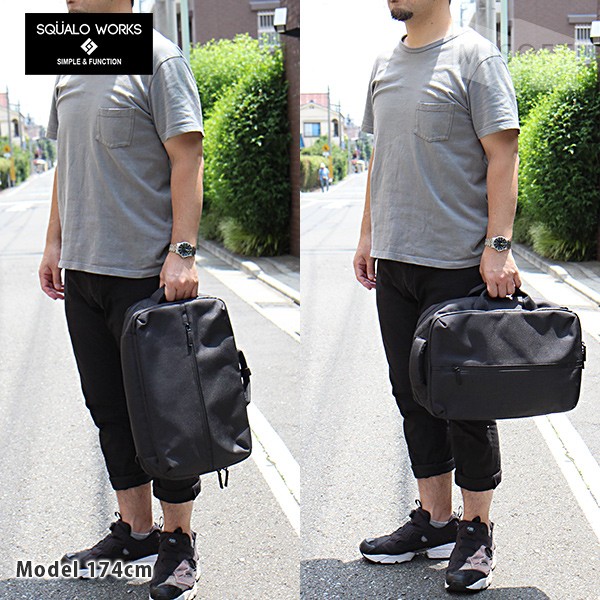 スクアーロ ワークス 3ウェイバッグ SQUALO WORKS MODEST 3Way Bag