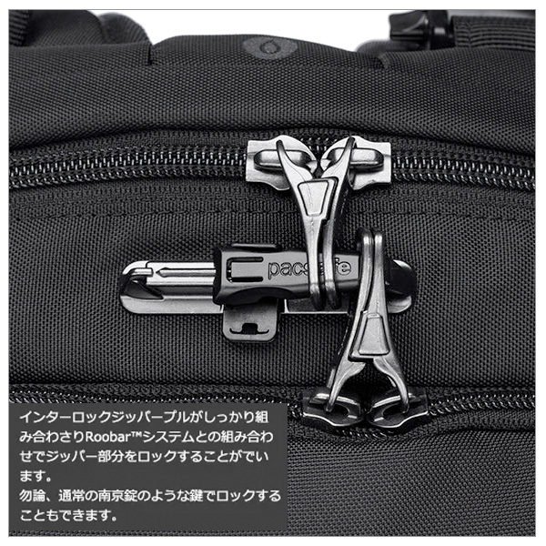 PacSafe（パックセーフ） Pacsafe V24 バックパック (12970389) 窃盗