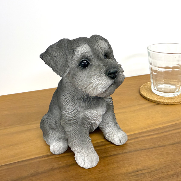 WOOBIA お座り シュナウザー (小) H16259 ウービア かわいい