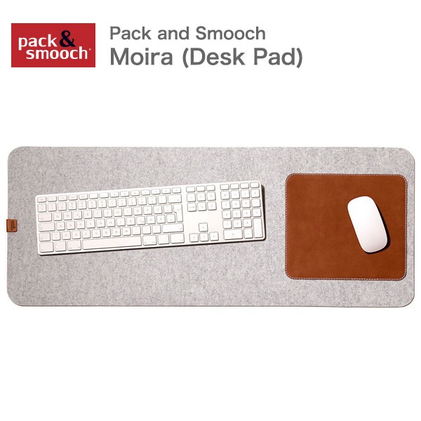 メリノウール製 ウールフェルトで作られたデスクマット 牛革 マウスパッド付き（取り外し不可） Pack and Smooch Moira (Desk  Pad) :088104-op:MJSOFT Yahoo!支店 - 通販 - Yahoo!ショッピング