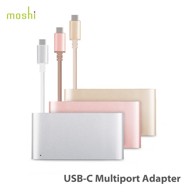 moshi USB-C Multiport Adapter USB-C用 Thunderbolt 3用 HUB ハブ 3イン1 MacBook  12インチ対応 モシ HDMI出力 4k 送料無料（沖縄は+900円）