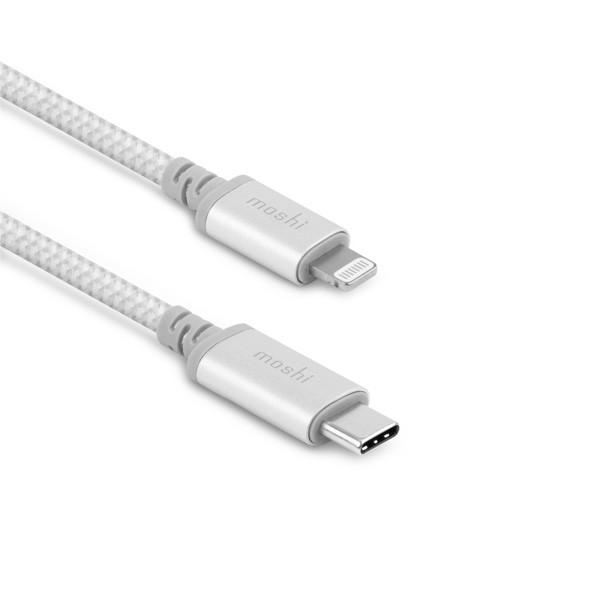 iPhone iPad を MacBook ProやUSB-Cアダプターへ接続できる 高耐久性ケーブル moshi Integra USB-C to Lightning 1.2 m ネコポス対応商品｜mjsoft｜03