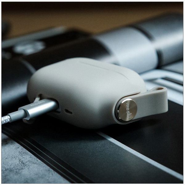 moshi AirPods Proケース 第2世代 シリコン エアポッズケース ホコリ