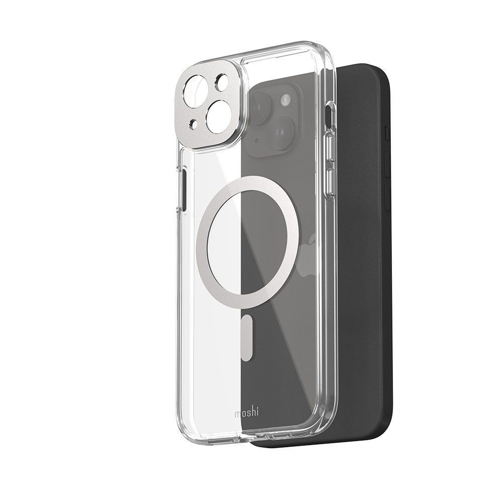 iPhone15 Plus対応 透明ケース moshi iGlaze for iPhone 15 Plus