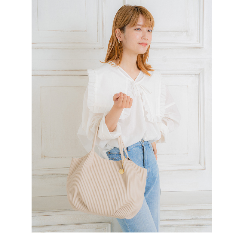 BASE ベース 公式 プリーツ トートバッグ 2way プリーツバッグ トート