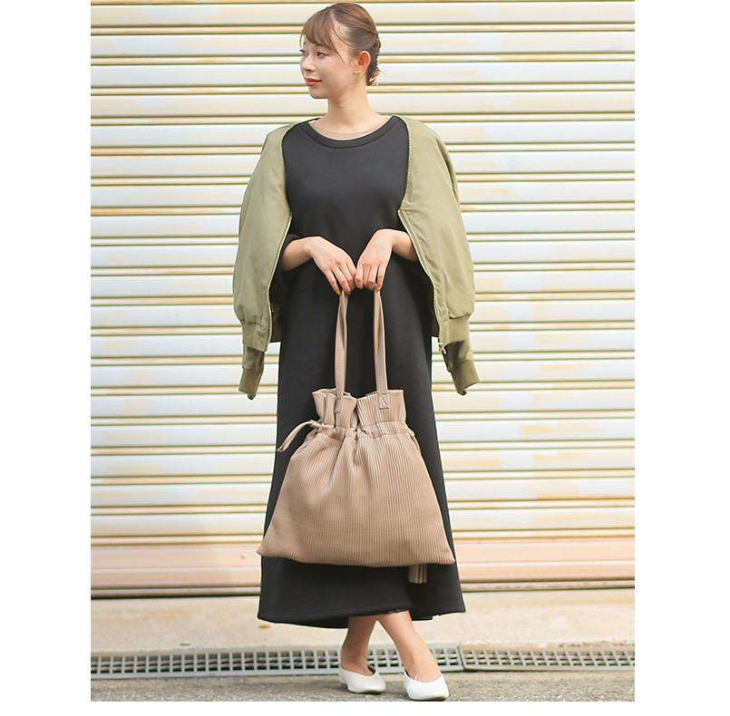 プリーツ巾着トート バッグ BAG リュック トートバッグ トート