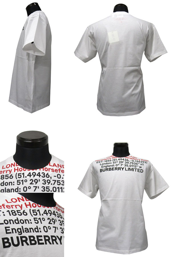 バーバリー BURBERRY Tシャツ 半袖 メンズ(29001) : 8048323-1003