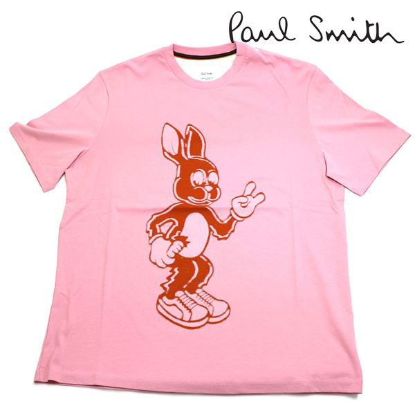 週末セール ポールスミス Tシャツ メンズ Paul Smith ピンク 0S M1R 