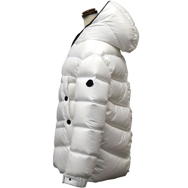 MONCLER ホワイトダウンジャケット MONCLER モンクレール BAUDINET ダウンジャケット 1A00077 54A81