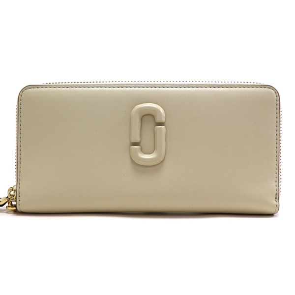 【未使用級】マークジェイコブス　ミニウォレット　ラウンドファスナー　レザー MARC JACOBS 財布 THE LEATHER MINI COMPACT WALLET/ザ レザー