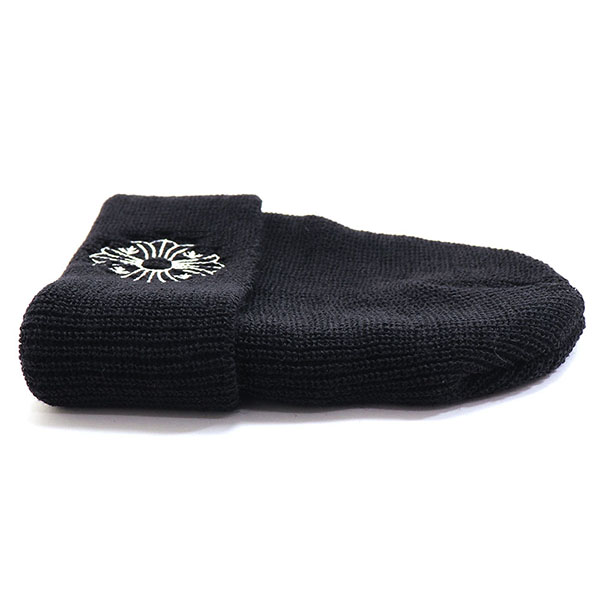 Chrome Hearts クロムハーツ 黒ビーニー 100%ウール CHROME HEARTS クロムハーツ（原本無） THERMAL BEANIE ダガー