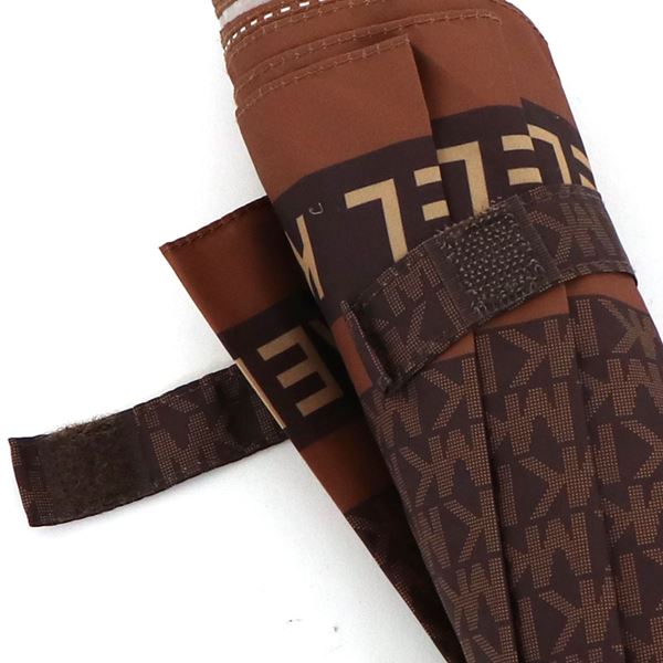 クリスマスセール マイケルコース 折りたたみ傘 レディース 自動開閉 MICHAEL KORS Umbrella 折り畳み傘 35F3GTFN4B BROWN  ギフトラッピング無料 MICHAEL KORS（マイケルコース） 折りたたみ傘 レディース 自動開閉