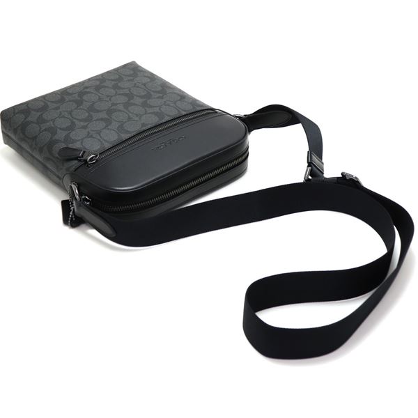 COACH(コーチ) ショルダーバッグ メンズ チャコール ブラック 4010 COACH(コーチ) ショルダーバッグ メンズ チャコール ブラック 4010