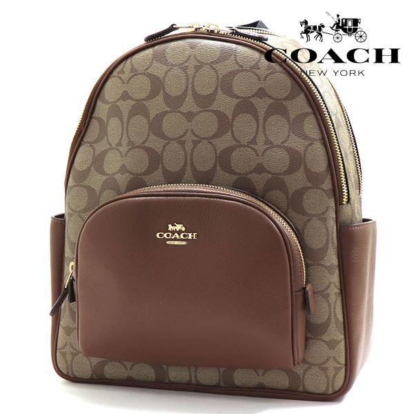 COACH（コーチ） リュック レディース メンズ カーキ サドル2 5671