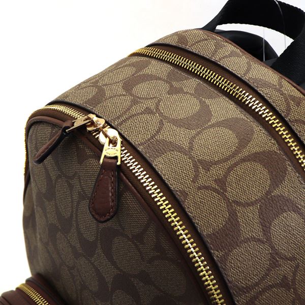 COACH（コーチ） リュック レディース メンズ カーキ サドル2 5671
